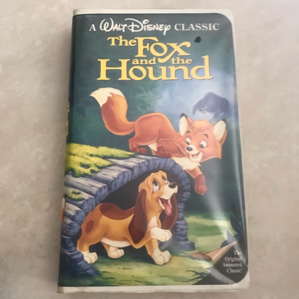 Walt Disney the fox and the hound vhs